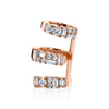 18K Gold, Mixed Cut Diamond Triple Earcuff