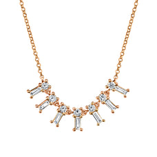 Baguette Dangle Necklace