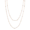 48" Mixed Diamond Baguette By The Yard Necklace