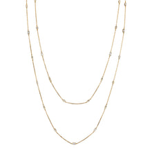  48" Mixed Diamond Baguette By The Yard Necklace
