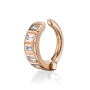 Baguette Diamond Handcuff Ear Cuff